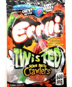 Errlli Twisted Sour Brite Crawler Gummies 600mg THC