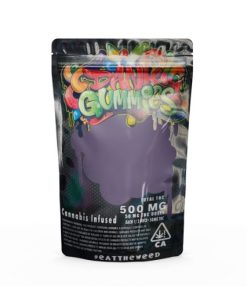 Dank Willy Wonka Worm Gummies Black 500mg THC