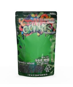 Dank Green Worm Gummies 500mg THC