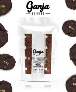 Ganja Edibles Triple Chocolate Cookie