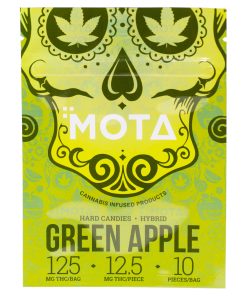 Mota Green Apple Hard Candy 125mg THC