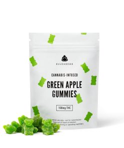 Budda Bomb Green Apple Gummies 100mg THC