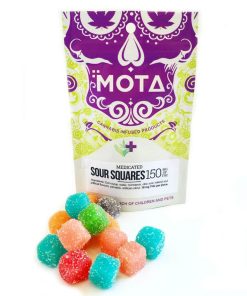 Mota THC Sour Squares (150mg THC)